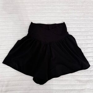 Aerie Black Crossover Shorts